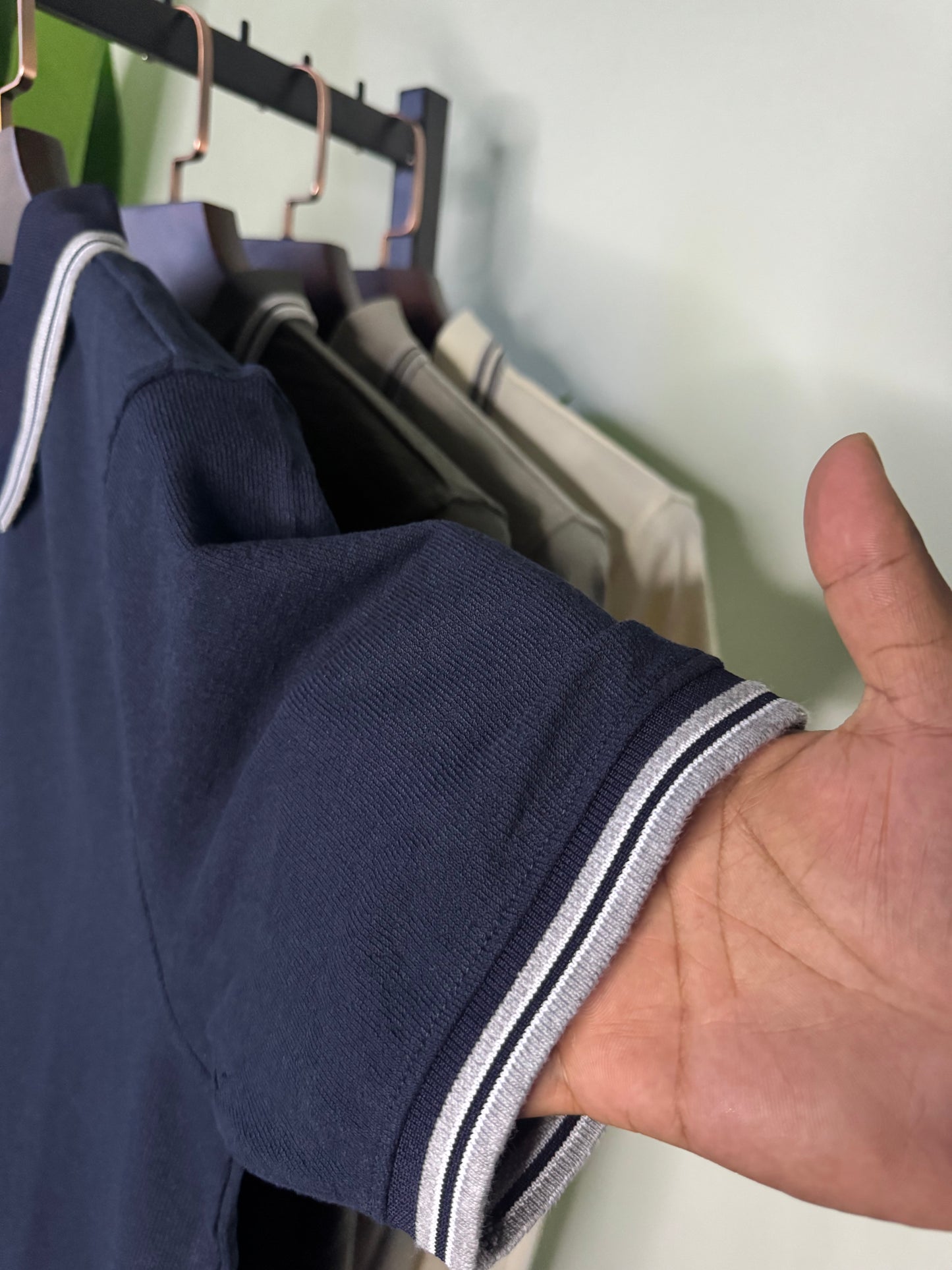 Mercerized Polo Shirt - Midnight Navy