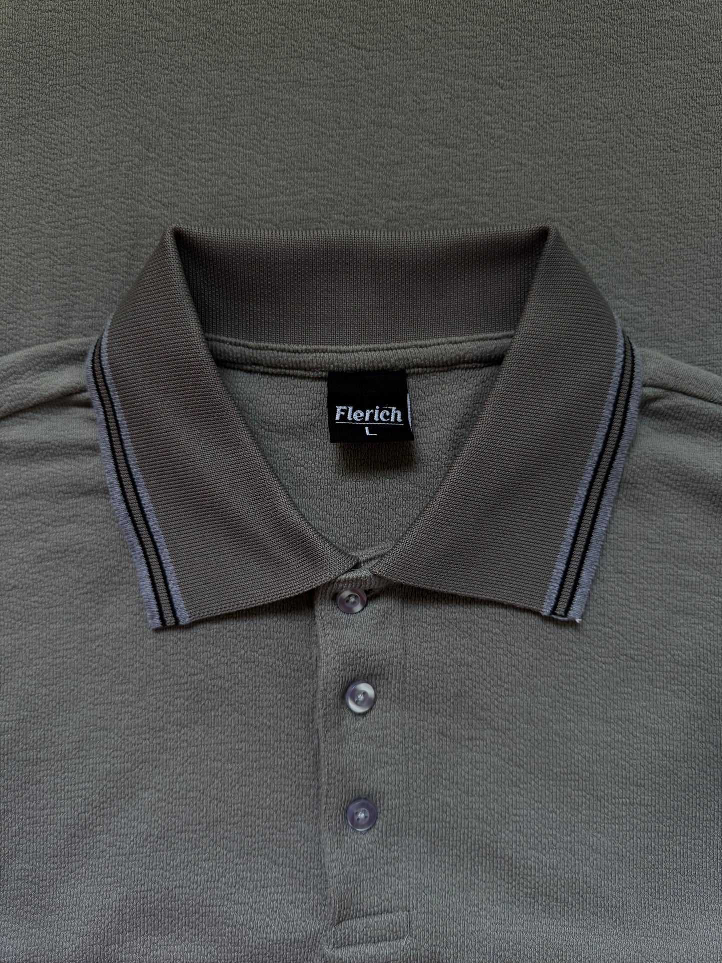 Mercerized Polo Shirt - Cement Grey