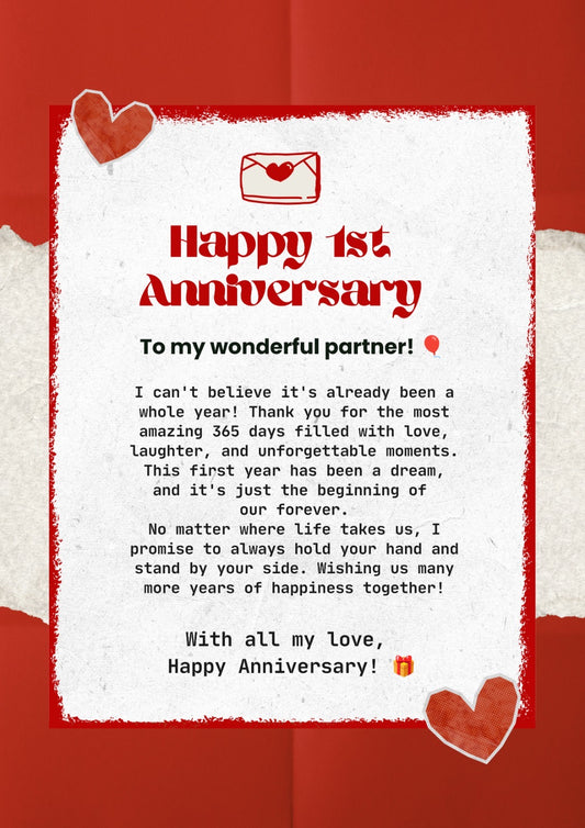 Ready-Made Anniversary Card