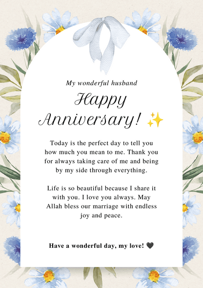 Ready-Made Anniversary Card