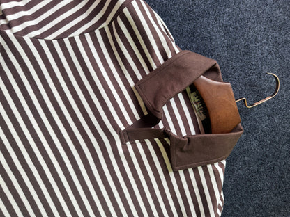 Cocoa Stripe Old Money Polo