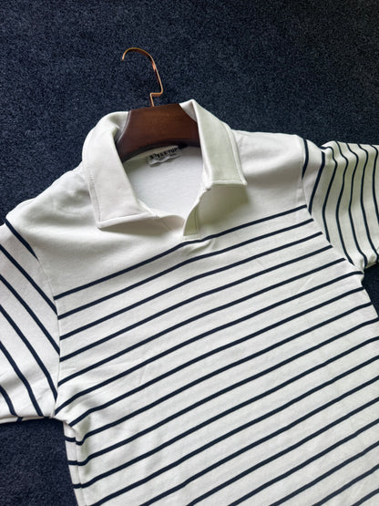 White Navy Classic Polo