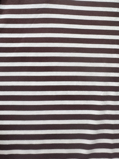 Cocoa Stripe Old Money Polo