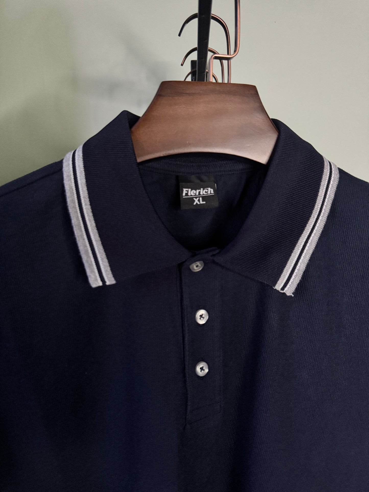 Mercerized Polo Shirt - Midnight Navy