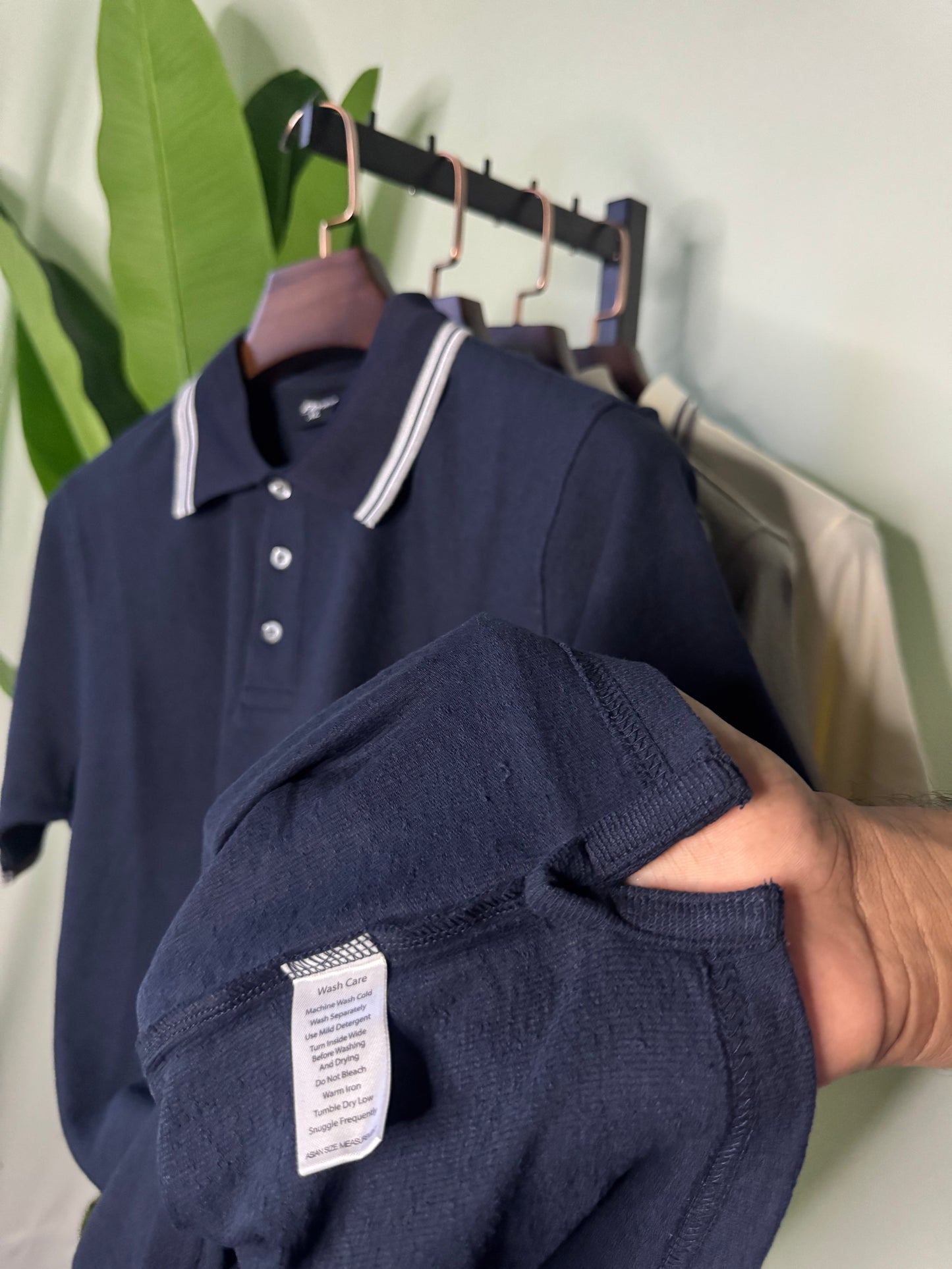 Mercerized Polo Shirt - Midnight Navy