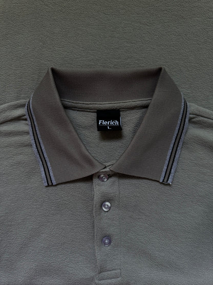 Mercerized Polo Shirt - Cement Grey