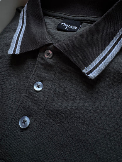 Mercerized Polo Shirt - Warm Grey