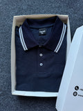 Mercerized Polo Shirt - Midnight Navy