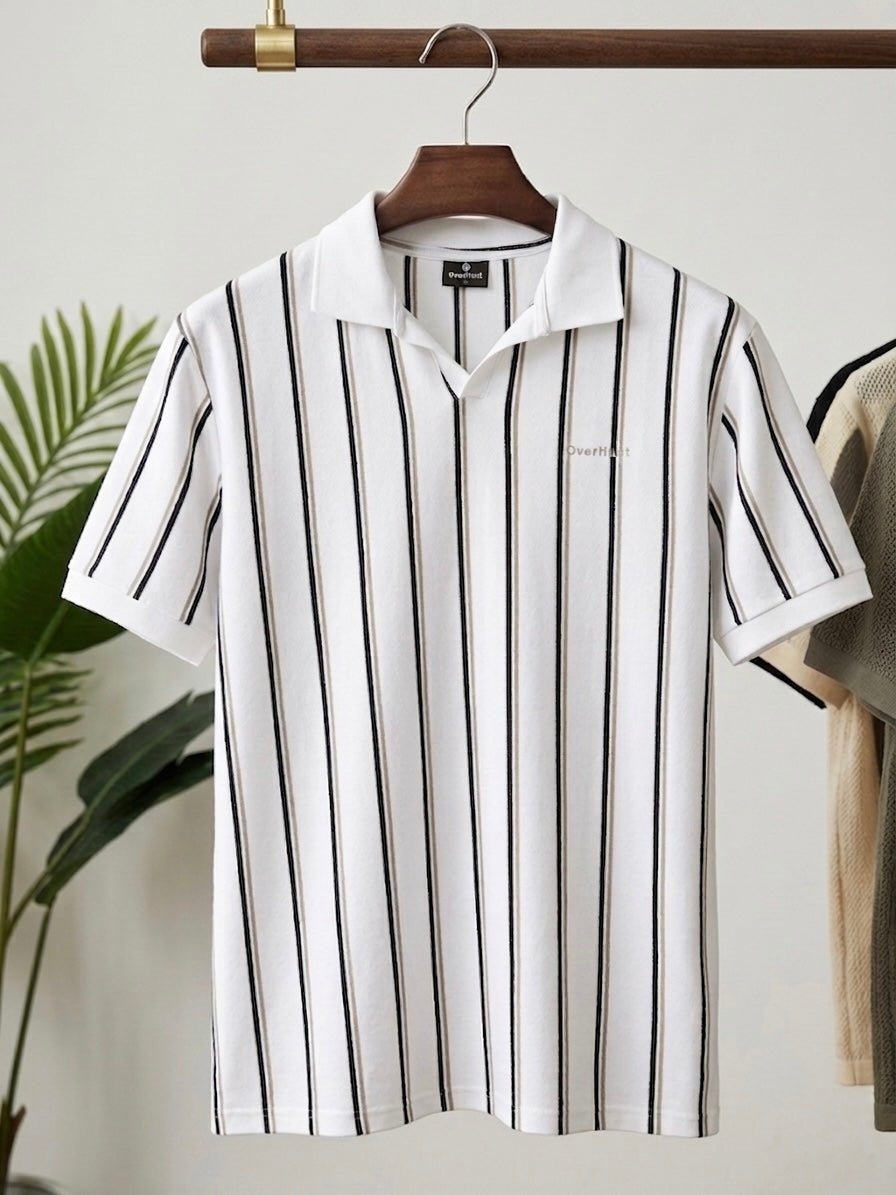 Cream Navy & Classic Stripe Set
