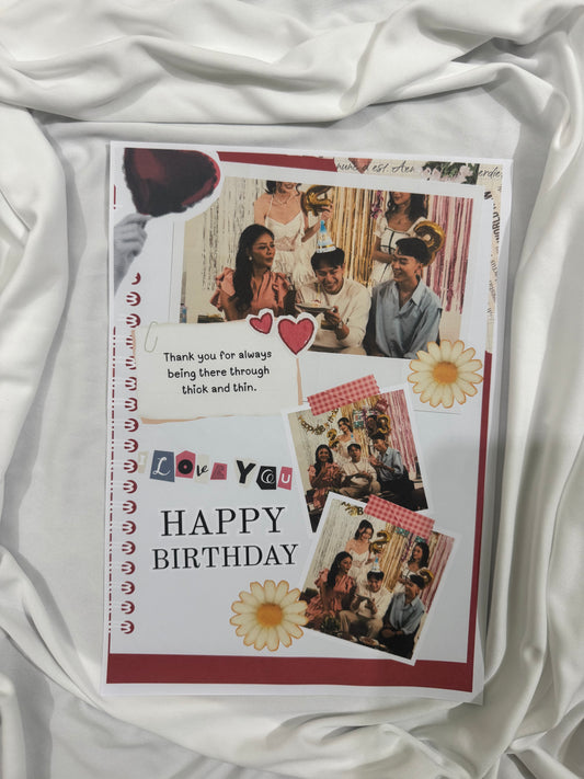 Premium Birthday Gift Card (Custom Photo & Text)