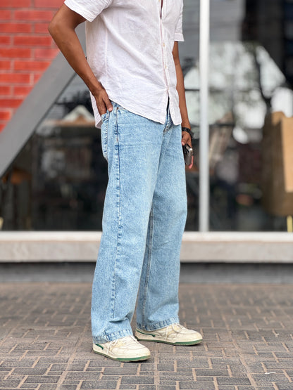 Baggy Denim – Light Acid | Flerich Official