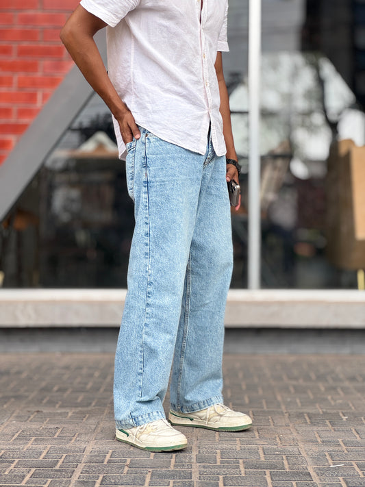Baggy Denim – Light Acid | Flerich Official