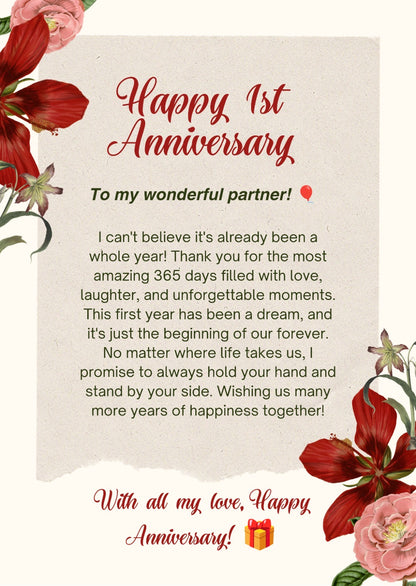 Ready-Made Anniversary Card